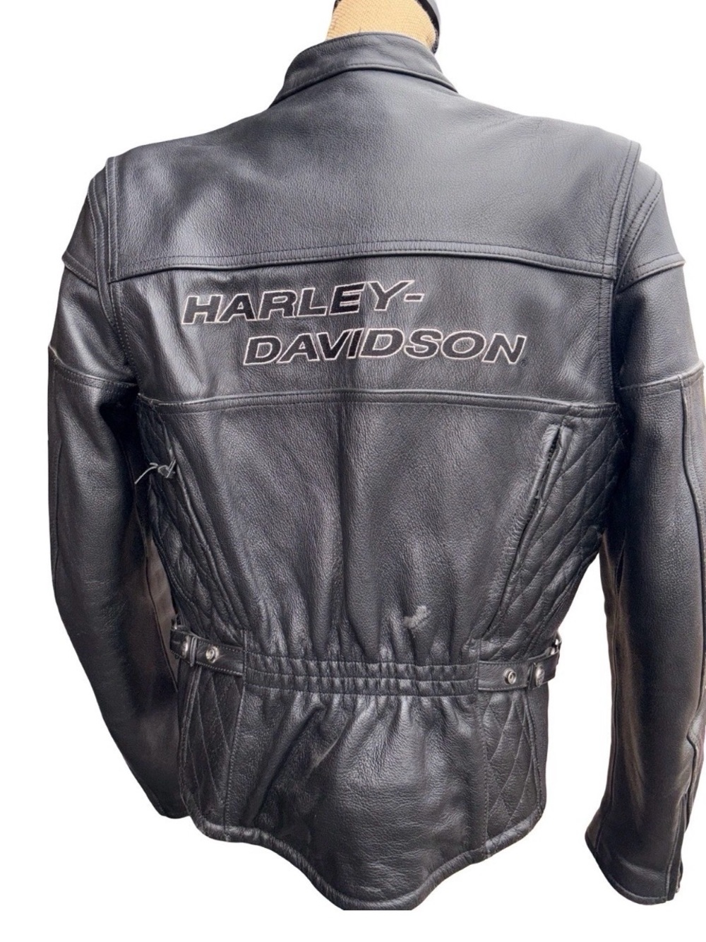 Harley Davidson Women’s Competition II Black Leather Motorcycle Jacket
